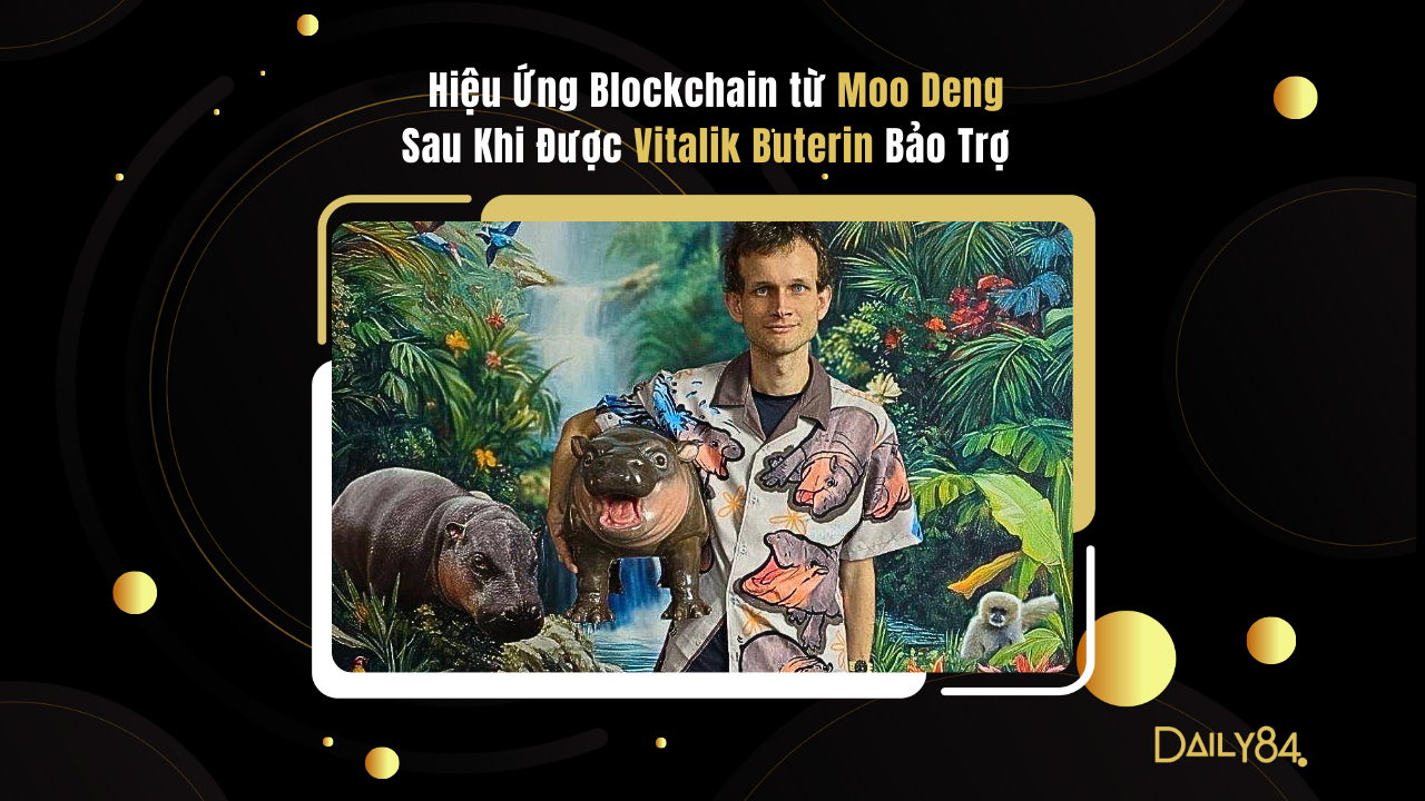 Hiệu Ứng Blockchain từ Moo Deng Sau Khi Được Vitalik Buterin Bảo Trợ 