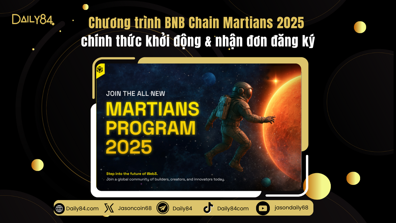 BNB Chain Martians 2025 chính thức khởi động & nhận đơn đăng ký